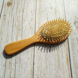 Professional natural color Eco-Friendly wooden hair brush