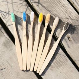 Eco friendly custom bamboo toothbrush hotel oem bamboo toothbrush