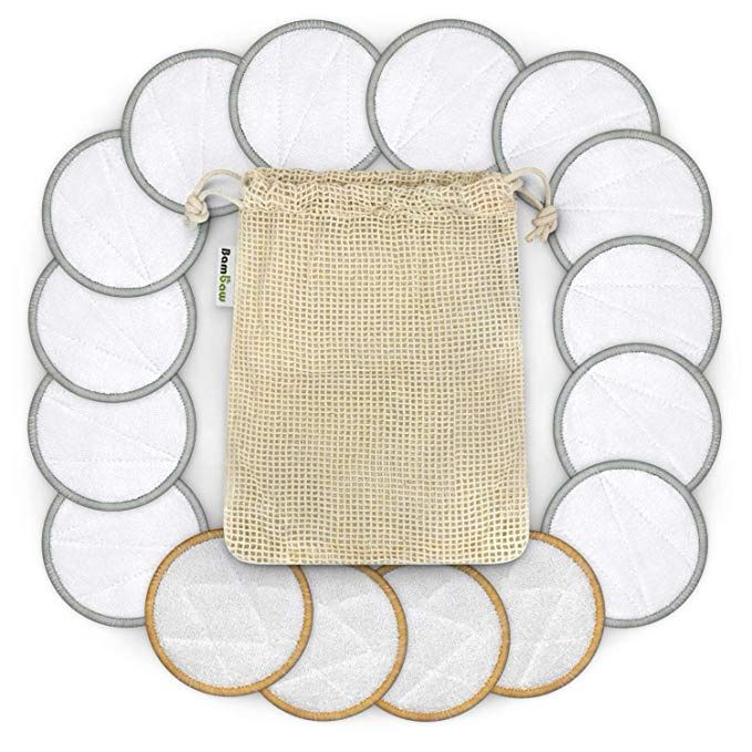 Plastic Free Bamboo Cotton Maekup Remover Pads