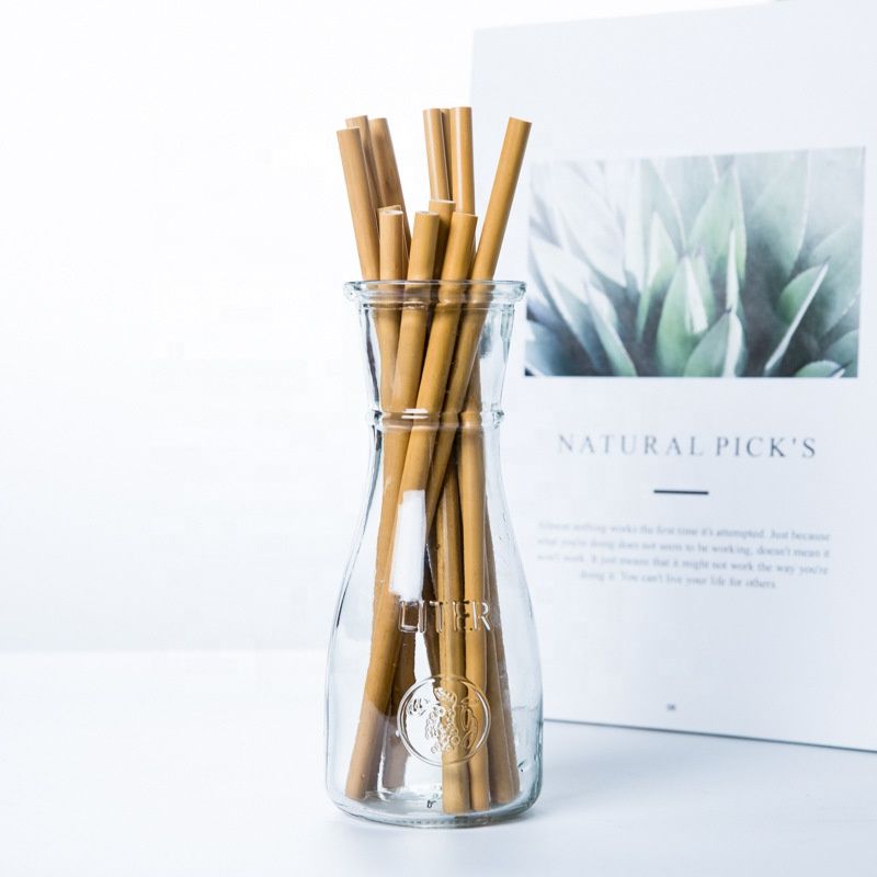 Premium Reusable Bamboo Drinking Straws Durable Biodegradable Straws Ecofriendly Straw