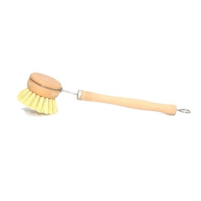 JMBamboo Wooden Cleaning Brush ECO- Friendly Long-Handled Kitchen Washing Cup Glass Dish