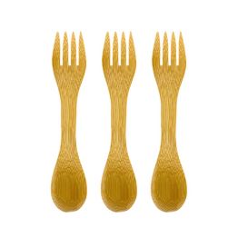  JM Bamboo tableware with spoons and forks Eco Friendly Portable Wooden Cutlery
