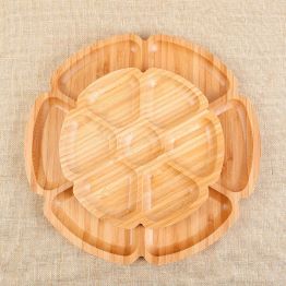 JM Premium Biodegradable Eco Friendly Bamboo plate