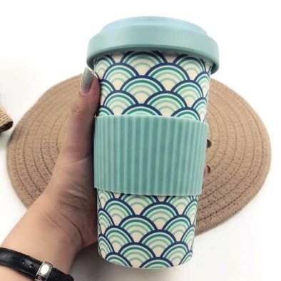 JM Reusable Coffee Cup made of Sustainable Organic Bamboo Coffee