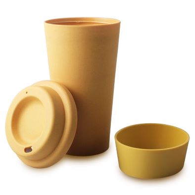  Eco-Friendly Reusable Bamboo Coffee Cup Plastic Free Product & Packaging 450ml