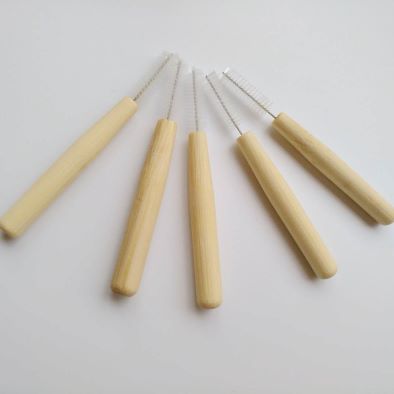 Natural Sustainable Bamboo Interdental Brushes Various Sizes