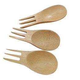  Premium Biodegradable Bamboo Cutlery Eco Friendly  Bamboo Spork