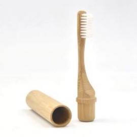 100% Biodegradable Short Bamboo Toothbrush Eco Friendly Soft Toothbrush