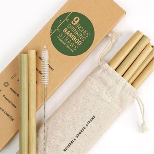 Reusable Bamboo Drinking Straws Strong & Durable Straws Biodegradable Straws Eco Friendly Straws BPA Free