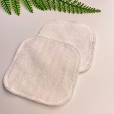 Natural Makeup Remover Pads Eco-friendly Square Bamboo Cotton Pads