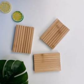 JM Wooden Soap Dish Natural Kitchen and bathroom soap dish  - 副本