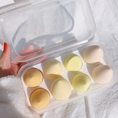 Natural Egg Shaped Beauty Makeup Sponge Blender Soft Multi-Purpose Cosmetic 