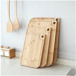 Organic 3 x Set of Wooden Chopping Boards Different Sizes for Every Occasion Beautifully Designed, Durable & Hard Wearing 