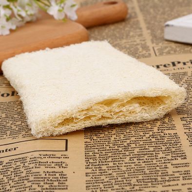 Eco-Friendly Loofah Sponges Efficiently Remove Oil Stain, Biodegradable and Zero Waste 