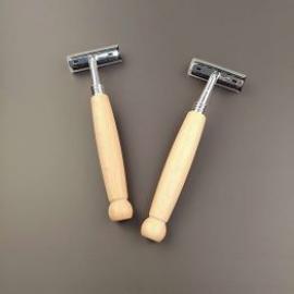 Premium Sustainable Bamboo Wooden Disposable Razors Safety Razors