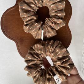 100% cotton scrunchie 